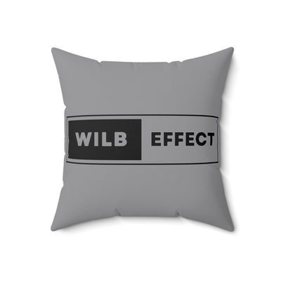 WILB Effect Spun Polyester Square Pillow