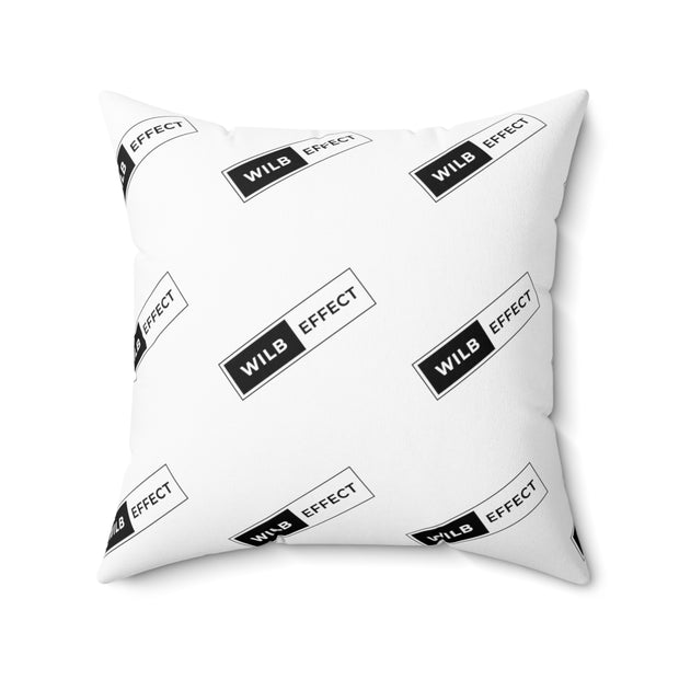 WILB Effect Spun Polyester Square Pillow