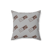 WILB Effect Spun Polyester Square Pillow