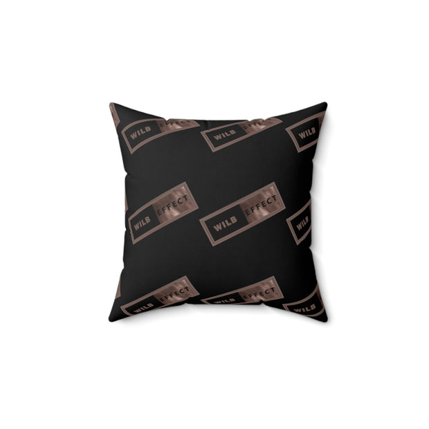 WILB Effect Spun Polyester Square Pillow