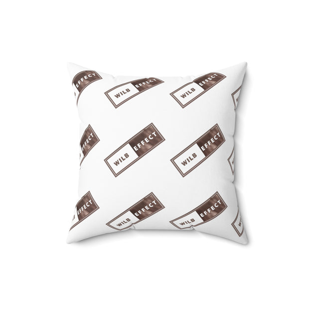 WILB Effect Spun Polyester Square Pillow