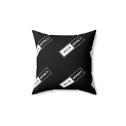 WILB Effect Spun Polyester Square Pillow