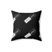 WILB Effect Spun Polyester Square Pillow