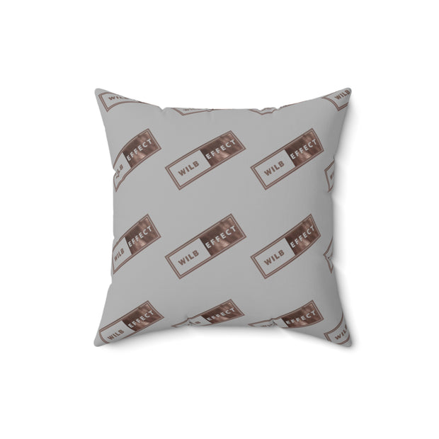 WILB Effect Spun Polyester Square Pillow