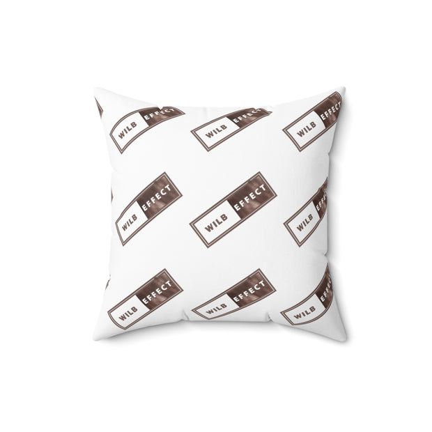 WILB Effect Spun Polyester Square Pillow