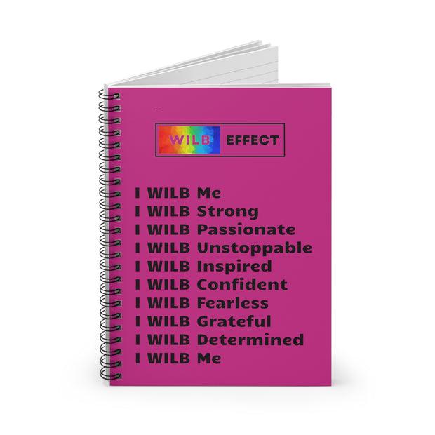 WILB Pride Effect Spiral Notebook - Ruled Line