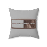 Embrace Authenticity Awaken Greatness Spun Polyester Square Pillow