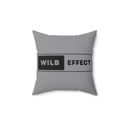 WILB Effect Spun Polyester Square Pillow