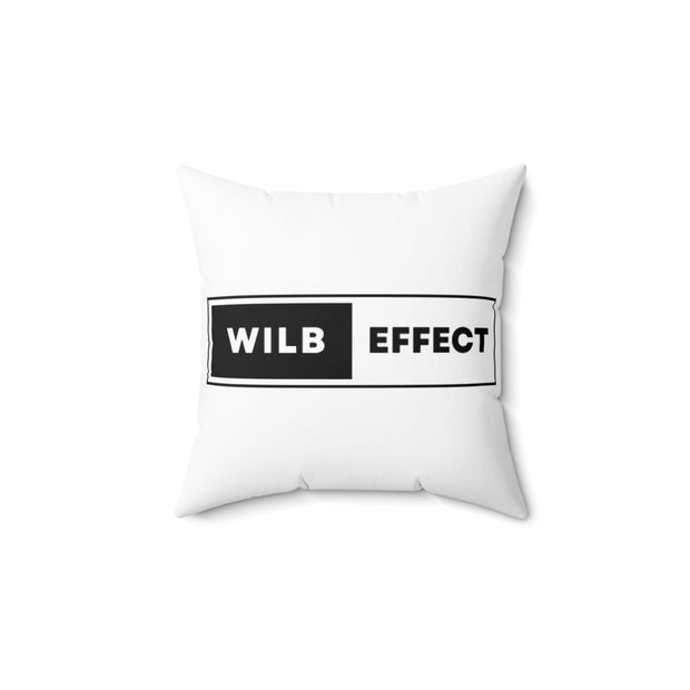 WILB Effect Spun Polyester Square Pillow