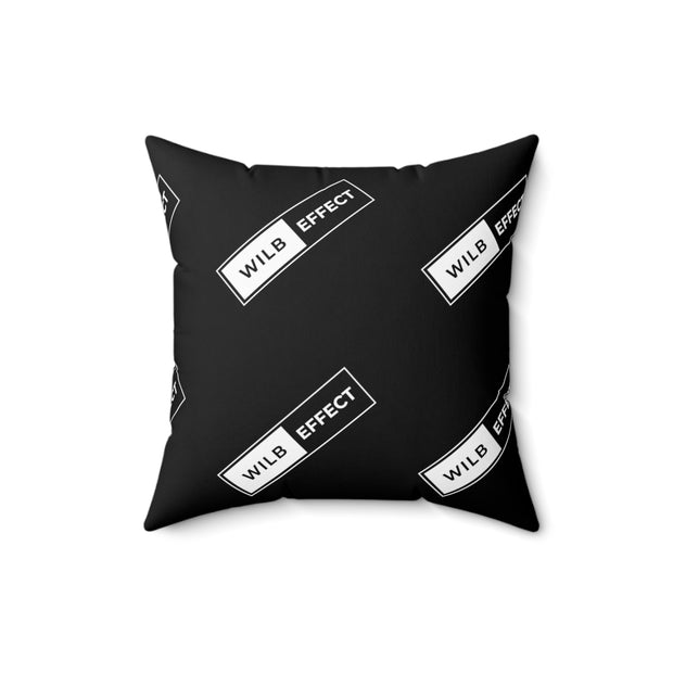 WILB Effect Spun Polyester Square Pillow