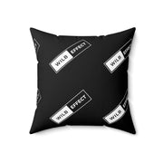 WILB Effect Spun Polyester Square Pillow