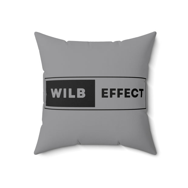 WILB Effect Spun Polyester Square Pillow