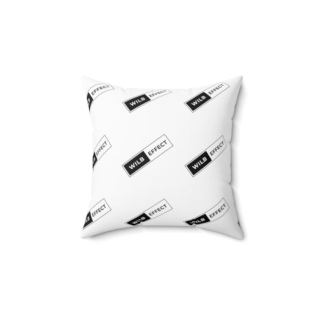 WILB Effect Spun Polyester Square Pillow