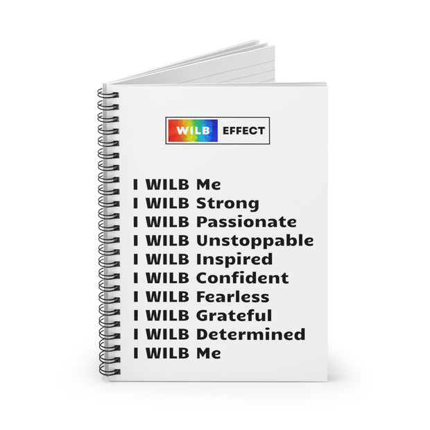 WILB Pride Effect Spiral Notebook - Ruled Line