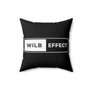 WILB Effect Spun Polyester Square Pillow