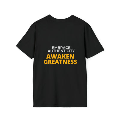 Embrace Authenticity Awaken Greatness Unisex Softstyle T-Shirt