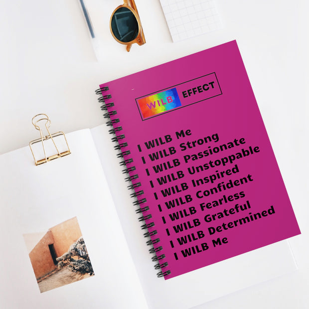 WILB Pride Effect Spiral Notebook - Ruled Line