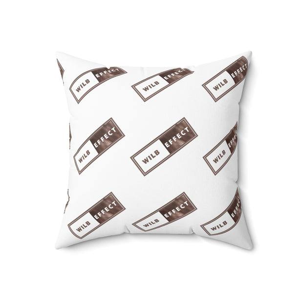 WILB Effect Spun Polyester Square Pillow