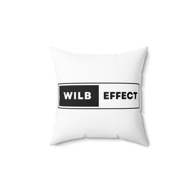 WILB Effect Spun Polyester Square Pillow