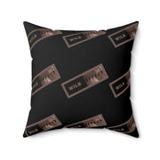 WILB Effect Spun Polyester Square Pillow