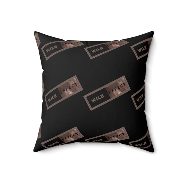 WILB Effect Spun Polyester Square Pillow