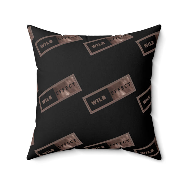 WILB Effect Spun Polyester Square Pillow