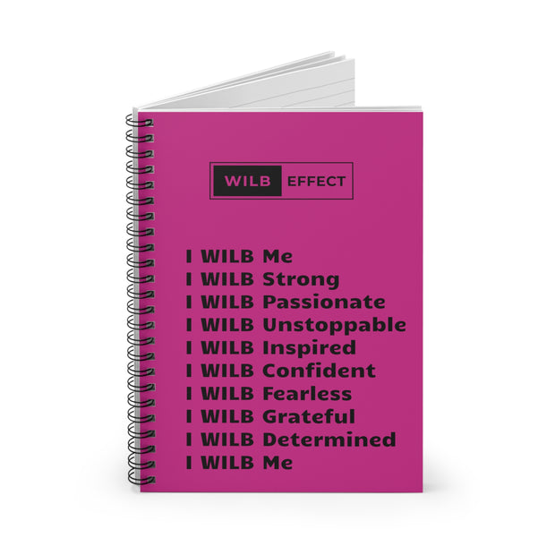 I WILB Me Spiral Notebook - Ruled Line