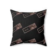 WILB Effect Spun Polyester Square Pillow