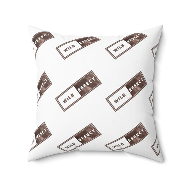 WILB Effect Spun Polyester Square Pillow